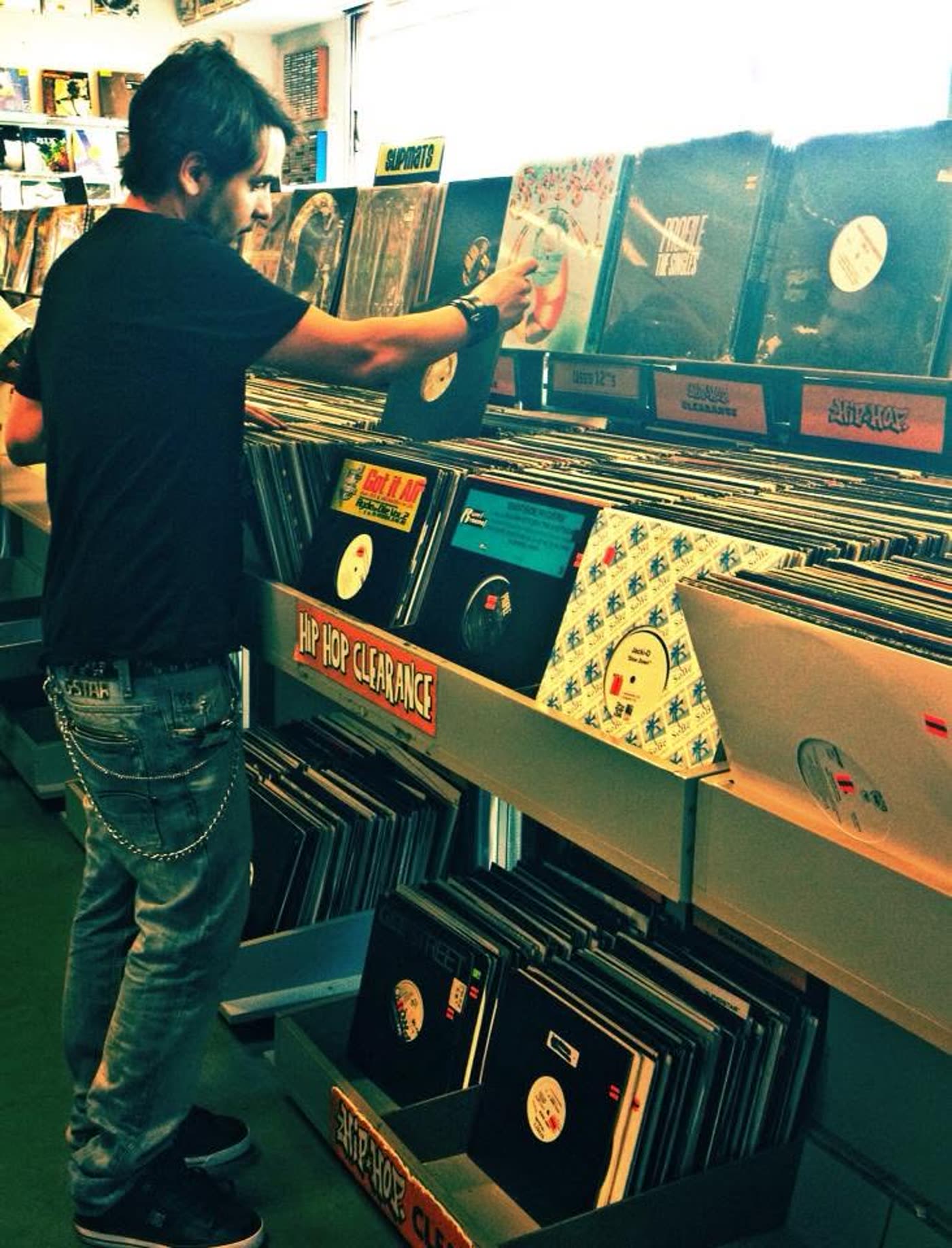 Matteo Vanetti da Amoeba Music a Hollywood, Los Angeles